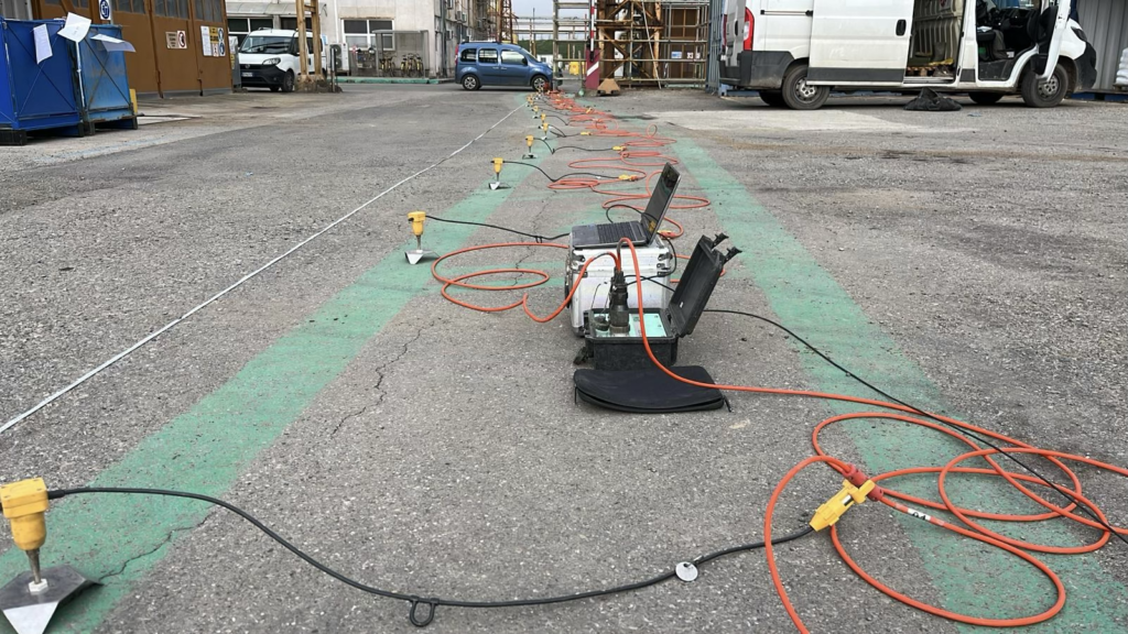 Esempio indagine sismica MASW