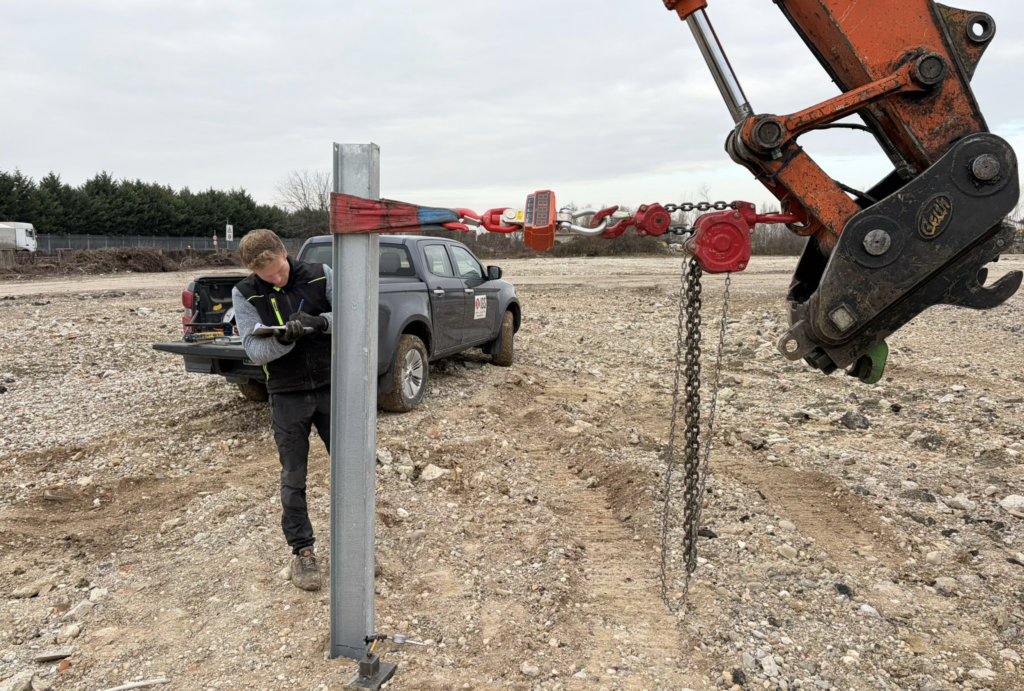 Esempio di pull-out a trazione orizzontale